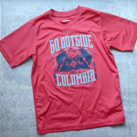Columbia Other - Columbia "Go Outside" Dri Fit t-shirt boys size Small/8